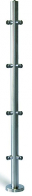 Ângulo Post Ø 42,4 x 2 mm 10 inserções Ø 12 mm excl.. Soluções completas, resultados extraordinários. Angola-Materiais.shop.