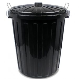 Lixo de Gravat com tampa, alças de metal - capacidade de 80 litros. Tecnologia e qualidade reunidas em um só lugar. Angola-Materiais.shop.