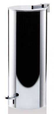 Bin Round Pedal - Recipiente interno 2,6 L - H 33,5 x Ø 14,5 cm - Chrome. Angola-Materiais.shop oferece uma ampla seleção de produtos de hardware e hidráulica. Obtenha as melhores ferramentas para os seus projetos hoje mesmo.