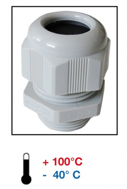 Cinza de poliamida Cinza Pressionamento + ISO 40 N ° 9 Porca Ø Cabo 22 a 32 mm Sache 1 P.. A revolução dos materiais de construção está aqui. Angola-Materiais.shop.