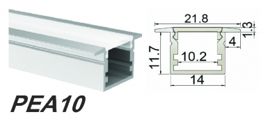 ALU ALU ARODYED PEE 10/2 Perfis de ganhos de 14/22 mm de altura 13 mm de comprimento 2 m. Angola-Materiais.shop fornece materiais industriais e hardware premium. Confie em nós para todas as suas necessidades de construção.