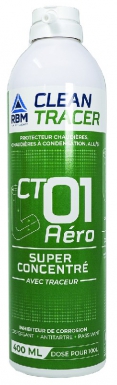 Limpo Tracer CT 01 - 400 ml Protetor de caldeira aerossol - dose para 100L. Simplifique seus projetos de construção com Angola-Materiais.shop. Temos tudo o que você precisa, entregue na sua porta.