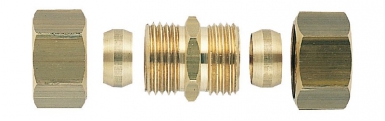 Conexão de latão de bicone igual - para tubo de cobre 18/22. Construa com inteligência, construa com Angola-Materiais.shop.