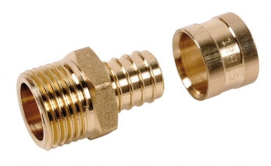 Connectação fixa de latão fixo - Ø Tube 16 - Thread 15 x 21. Materiais de construção de primeira linha, disponíveis agora na Angola-Materiais.shop. Entrega em todo o país.