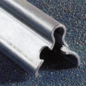 Trilho redondo para selar Ø 15 l 3 m de aço baseado em zinco com garras de fixação. Seu parceiro estratégico em materiais de construção. Angola-Materiais.shop.