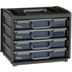 Armazenamento de caixa útil 4 - 4 Mallets - LXPXH: 310 x 376 x 265 mm. Construção moderna, materiais de vanguarda. Angola-Materiais.shop.