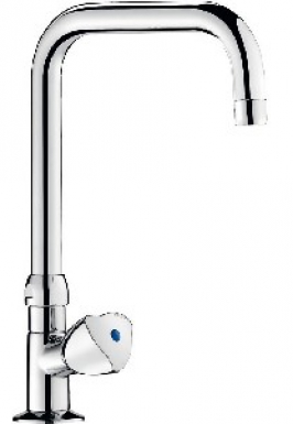 D2553 Válvula de pilar para lavadora de mão com bico ajustável H 190 mm / L 150 mm - Chrome. Materiais de construção que fazem a diferença. Angola-Materiais.shop, sua escolha inteligente.