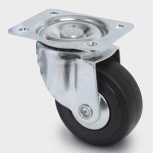 Roul. Pivô. Ø 50 mm Platina 57x48 mm Banda de aço zinco. ESTRADA. Carregar 40/80 kg. Construindo sonhos com os melhores materiais. Angola-Materiais.shop.