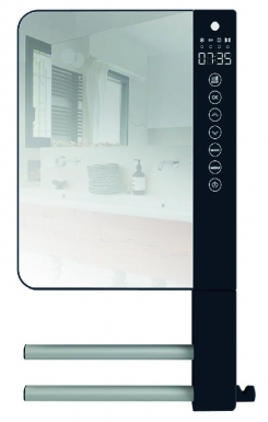 Telia soprando secador de toalhas com 2 barras, 1 armadilha e espelho 1800 W Sun. LXHXP: 345X579X112 mm. Qualidade que você pode ver, confiança que você sente. Angola-Materiais.shop.