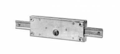 Segurança para cortina de metal com cilindro 2 teclas estreitas 155x40 mm. Máxima qualidade, mínimo esforço. Angola-Materiais.shop simplifica suas compras de materiais de construção.
