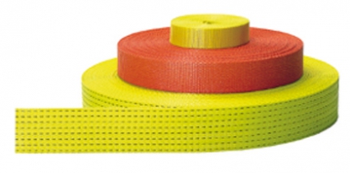 Cinta simples de poliéster 8538/exp - 25 mm - 1200 kg - amarelo (vendido por ml). Materiais de construção sob medida para cada projeto. Angola-Materiais.shop, sua solução personalizada.