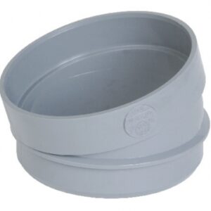 Setor de cotovelo 15 ° Ø 100 Evacuation Series para grudar em tubo de PVC rígido. A força dos melhores materiais ao seu alcance. Angola-Materiais.shop.