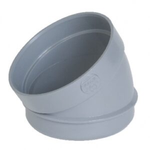 Setor de cotovelo 30 ° Ø 100 Evacuation Series para grudar em tubo de PVC rígido. Materiais que fazem a diferença em cada projeto. Angola-Materiais.shop.
