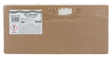 Sal de amônia para limpar quebras de ferro de 140 g. Ferramentas profissionais para resultados excepcionais. Angola-Materiais.shop.
