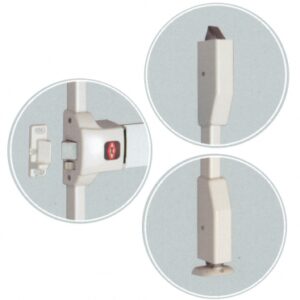 Ser. Barra de push anti-pânica 90+ LG. 845 mm 3 pt Lat. H/B COL. DINHEIRO. Eficiência, qualidade e confiança em um só lugar. Angola-Materiais.shop.