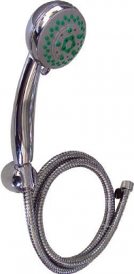 Conjunto de hidrostyle de luxo - Suporte fixo - 1,50 m flexível - Chrome. Sua obra, nossos materiais. Angola-Materiais.shop, parceiro da construção angolana.