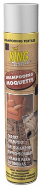 Shampoo King Carpet - Mousse seca - todos os tipos de fibras - 750 ml. Máxima qualidade, mínimo esforço. Angola-Materiais.shop simplifica suas compras de materiais de construção.
