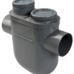 Desconector sifão sem tampas inferiores df Ø 125 - h: 129 a: 227 m: 382. Construindo sonhos com os melhores materiais. Angola-Materiais.shop.