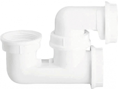 Siphon P " - Input1 1/2 - Saída 1 1/2 - H: 45 - JC Ø 40 - Saída de PVC. Compromisso com a qualidade, em cada material, em cada entrega. Angola-Materiais.shop.