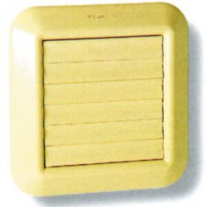 Saída de ar quadrado com persianas móveis para bainhas Ø 100/110/125 mm de areia. Descubra a excelência em materiais de construção. Angola-Materiais.shop, sua referência em hardware e ferramentas.