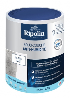 Antiumidade subjacente para todos os suportes de interiores novos ou antigos- aplica-se em paredes úmidas (gesso cru, gesso derivado, revestimento, cimento, concreto, pedra, pintura velha, limão ...)- Matt branco. Construindo Angola, um material de cada vez. Angola-Materiais.shop.