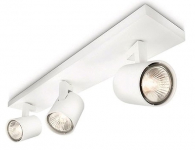 Spot Orient. App. 3x50 W GU10 H109 L480 D90 MM CL. IP20 branco. Soluções inteligentes para construtores inteligentes. Angola-Materiais.shop.