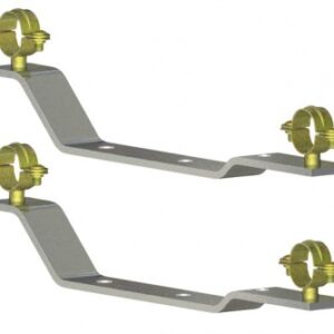 Suporte ao distribuidor de aço galvanizado - "Tipo A" Emprego 220 mm - Ø 22 (por 2 quartos). Construindo Angola, um material de cada vez. Angola-Materiais.shop.