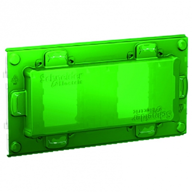 Suporte de fixação 2x1 ou 4 módulos de plástico entregues com cobertura protetora e separadores verdes para serem movidos ou excluídos. Soluções completas, resultados extraordinários. Angola-Materiais.shop.