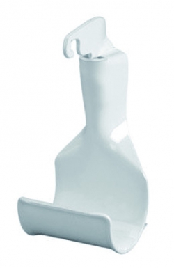 Suporte ao tubo de filme - lxpxh: 35x43x77 mm - branco. Sua obra, nossa especialidade. Angola-Materiais.shop.