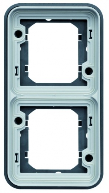 Suporte duplo vertical cinza -vertical. Conectando profissionais a soluções de construção de elite. Angola-Materiais.shop.