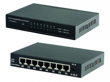 Switch Network Fast Ethernet - 8 portas - 10/100/1000 Mbps. A revolução dos materiais de construção está aqui. Angola-Materiais.shop.