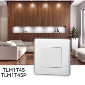 Controle remoto da parede 1 "TLM1T45P" Tecla 1 Dim. 80x80x9 mm. Materiais que inspiram, construções que impressionam. Angola-Materiais.shop.