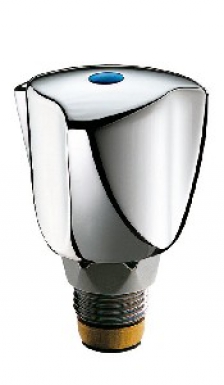 Cabeça universal com válvula "minuto" - Chrome - 12x17 Thread - Blister 1p. Construa melhor, construa com Angola-Materiais.shop.