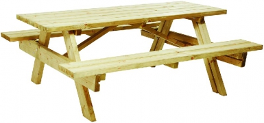 Tabela de piquenique de qualidade epicéa. A revolução dos materiais de construção está aqui. Angola-Materiais.shop.