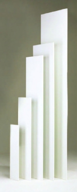 Edge direita White Melamine Tablet 4 Músicas de banhamento escurecem. 800x300x18 mm. Inovação, qualidade e confiabilidade na palma da sua mão. Angola-Materiais.shop.