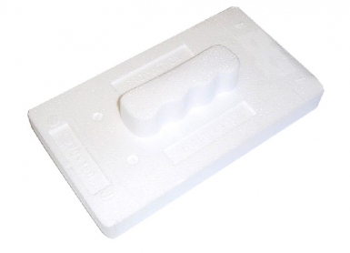 Taloche de poliestireno expandido - dim. 20x15 cm. Soluções inteligentes para construtores inteligentes. Angola-Materiais.shop.