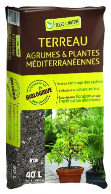 Terre et Nature - plantas cítricas e mediterrâneas - 40L. Transforme seus projetos de construção com Angola-Materiais.shop - o melhor em hardware e materiais industriais.