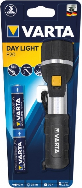 Tocha leve do dia do LED - Faixa de 40 m - 2xlr6 baterias incluídas. Transforme seus projetos de construção com Angola-Materiais.shop - o melhor em hardware e materiais industriais.