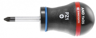 Chave de fenda ergonômica e ergonômica curta e ergonômica para os cruciformes pozidriv - long. 81 mm - atd1x25. Sua obra, nossa especialidade. Angola-Materiais.shop.