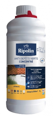 Tratamento contra depósitos verdes, líquenes, algas vermelhas, cogumelos e moldes em telhados, fachadas e pisos externos - curativos e preventivos, recomendados antes de pintar ou usar. Construindo sonhos com os melhores materiais. Angola-Materiais.shop.