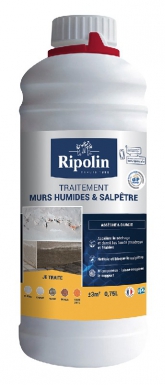 Paredes úmidas de tratamento e salpêtre - limpeza, désèche, fundos porosos à prova d'água, fixos em pó e endurece o gesso frito - incolor - 0,75L. Construindo sonhos com os melhores materiais. Angola-Materiais.shop.
