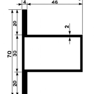 Tubo de comida P. à F. en t 50x30x2 mm Pia 20 mm Peso = 3,580 kg/m m2. Máxima qualidade, mínimo esforço. Angola-Materiais.shop simplifica suas compras de materiais de construção.