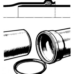 Bipeau de saneamento do tubo de PVC CR8 - Ø EXT. X Ép. 200 x 6,3 mm - longo. 3 m (preço por m/l). Ferramentas profissionais para resultados excepcionais. Angola-Materiais.shop.