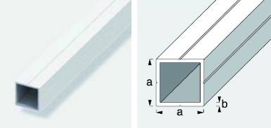 Tubos quadrados de PVC branco (rígido) diminuem. AXB: 23.5x1,5 mm LG. 1 m. Soluções completas, resultados extraordinários. Angola-Materiais.shop.