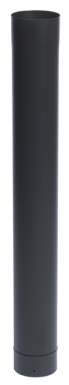 Mat -preta mangueira esmaltada rígida. 1 m - Ø 180 mm. Construindo excelência, entregando sonhos. Angola-Materiais.shop.