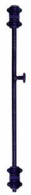 Lock de baioneta espanhola compreendendo: 1 haste longa. 900 mm 1 renda de ferro fundido sem entalhe 1 renda de ferro fundido com entalhe 1 pino. Materiais que inspiram, construções que impressionam. Angola-Materiais.shop.
