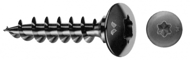 Parafusos de tira de aço de zinco preto 6x25 mm cond. 500. Materiais de construção de ponta, preços acessíveis. Bem-vindo à Angola-Materiais.shop.