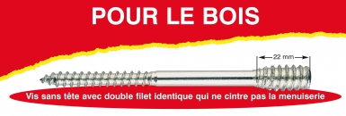 Parafuso sem cabeça com Dble Top Roc I.N.G. Madeira 6x 120 Filé de 22 mm de 8 mm de 8. Simplifique seus projetos de construção com Angola-Materiais.shop. Temos tudo o que você precisa, entregue na sua porta.