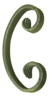 Voluta escalonada "C" FOLL DE 16X6 MM DE ALTA. 150 mm L 80 mm 0,300 kg. Descubra a excelência em materiais de construção. Angola-Materiais.shop, sua referência em hardware e ferramentas.