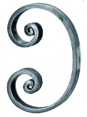 VOLUTA DO KERNEL LIMPELA C 14X6 MM FLAT FLAT H. 100 mm LG. 155 mm. Construção inteligente começa aqui. Angola-Materiais.shop, sua fonte confiável de materiais profissionais.